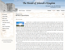 Tablet Screenshot of kingdomherald.ro